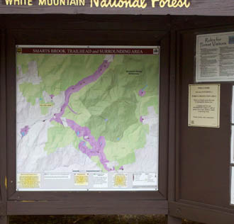 Trail Head Kiosk Map